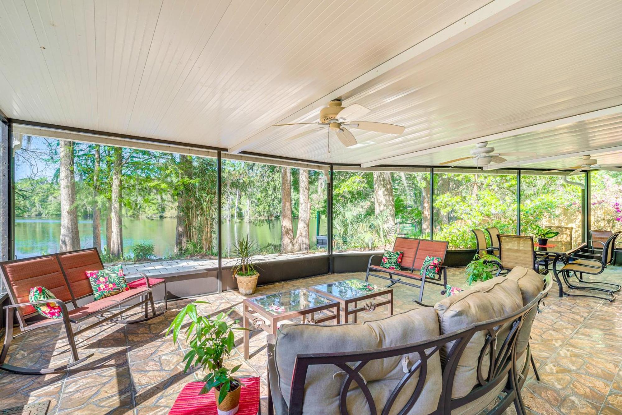 Waterfront Dunnellon Home With Private Dock And Lanai! エクステリア 写真